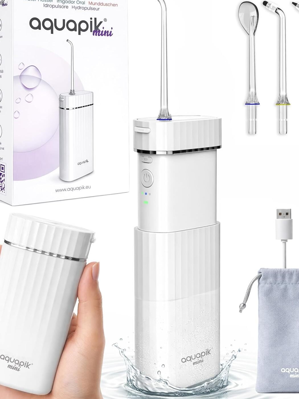 Aquapik Mini 200 ml con accesorios