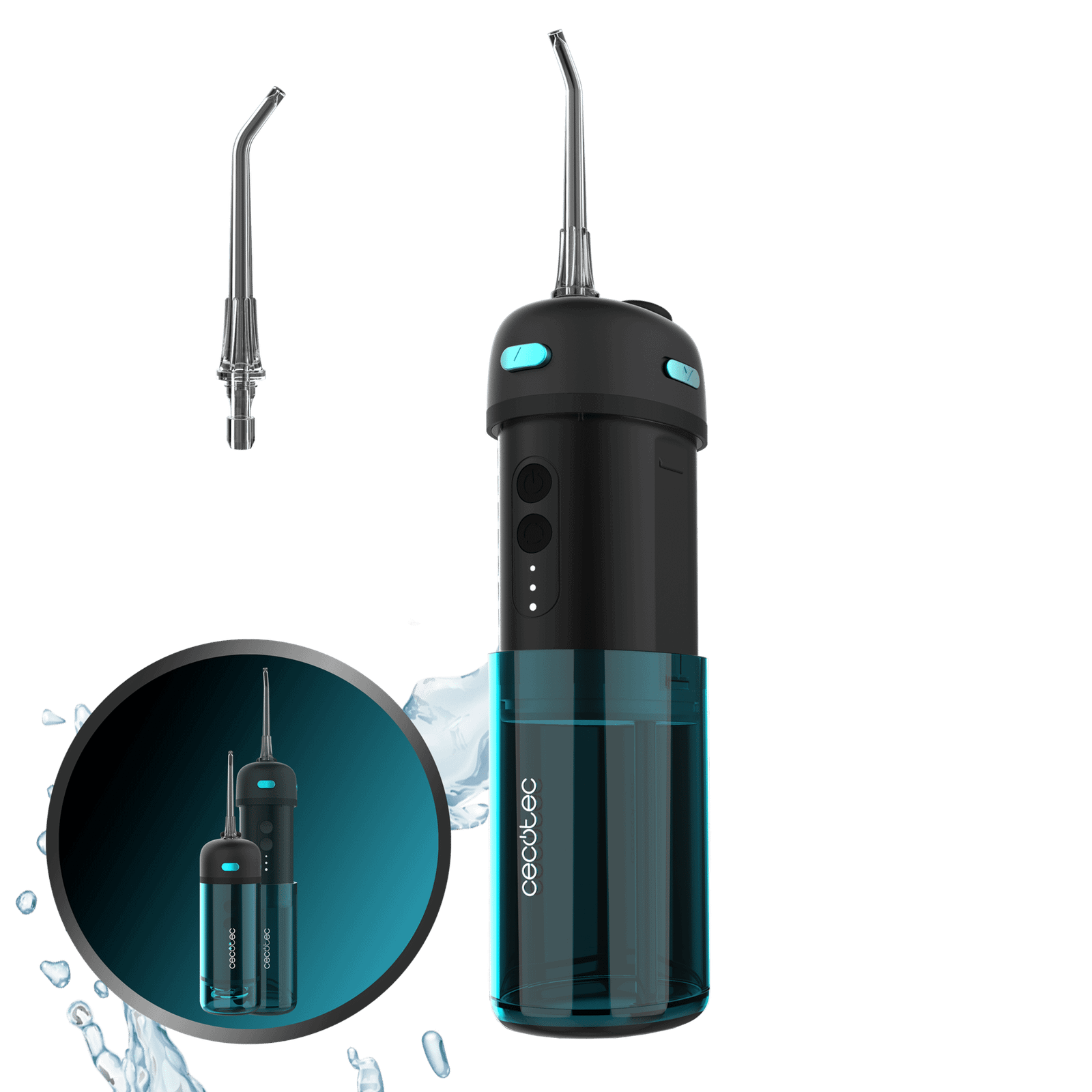 Cecotec ToothCare Jet Splash en vista oficial de producto