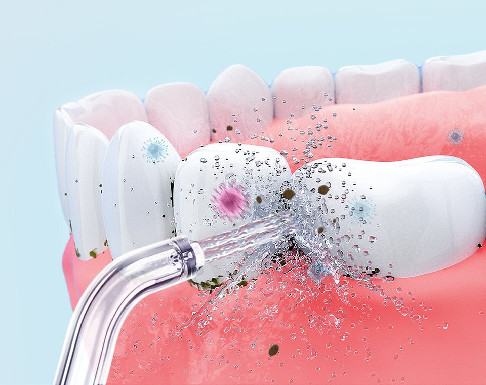 COSLUS E2 mostrando limpieza interdental