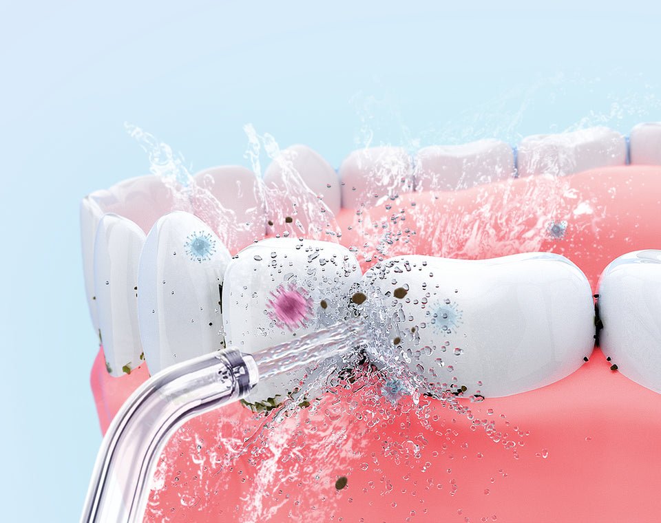 COSLUS T40 mostrando limpieza interdental