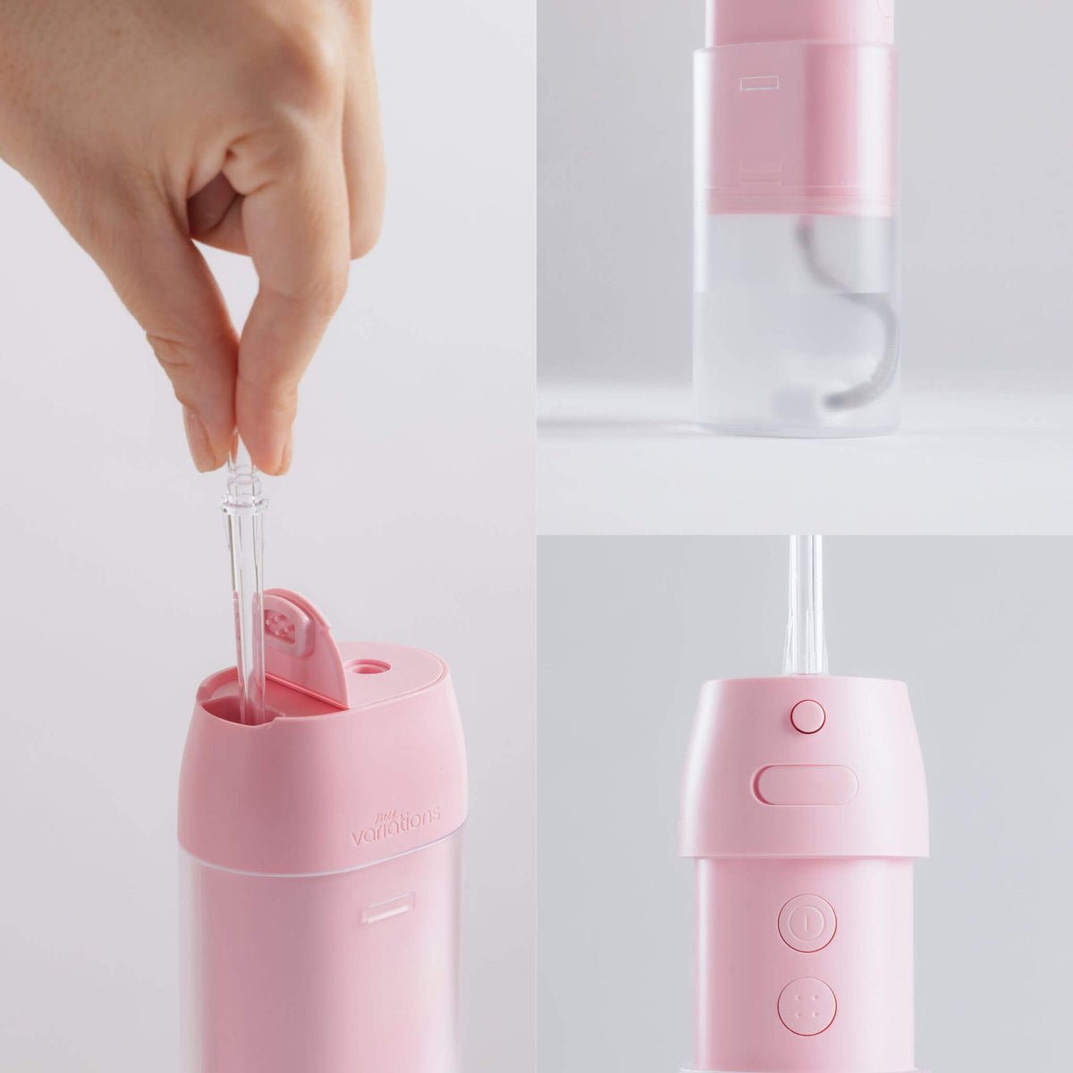 MyVariations irrigador bucal rosa completo