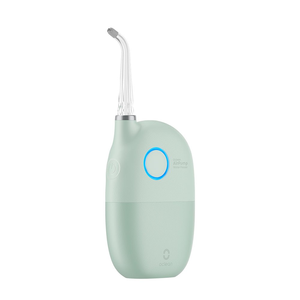 Oclean AirPump A10 verde mostrando el producto completo