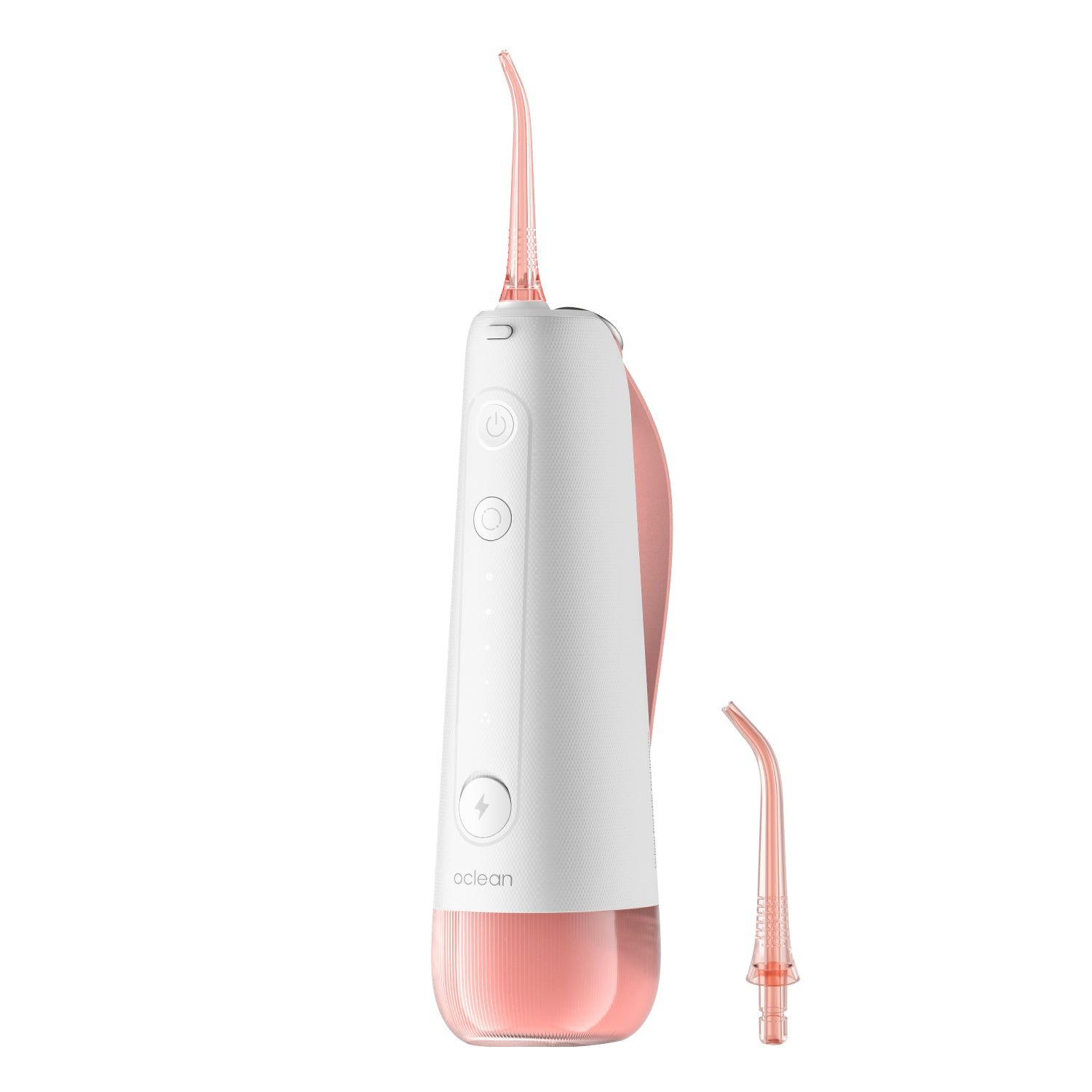 Oclean W10 en acabado rosa mostrando el cuerpo completo