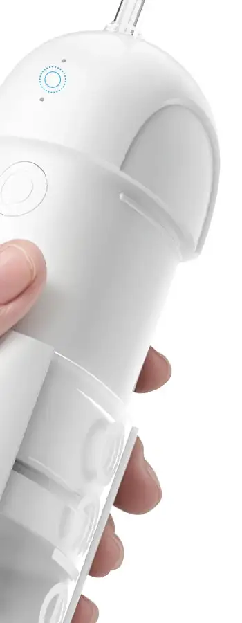 Oclean W10 Lite mostrando el cuerpo y sus controles sin rótulos añadidos