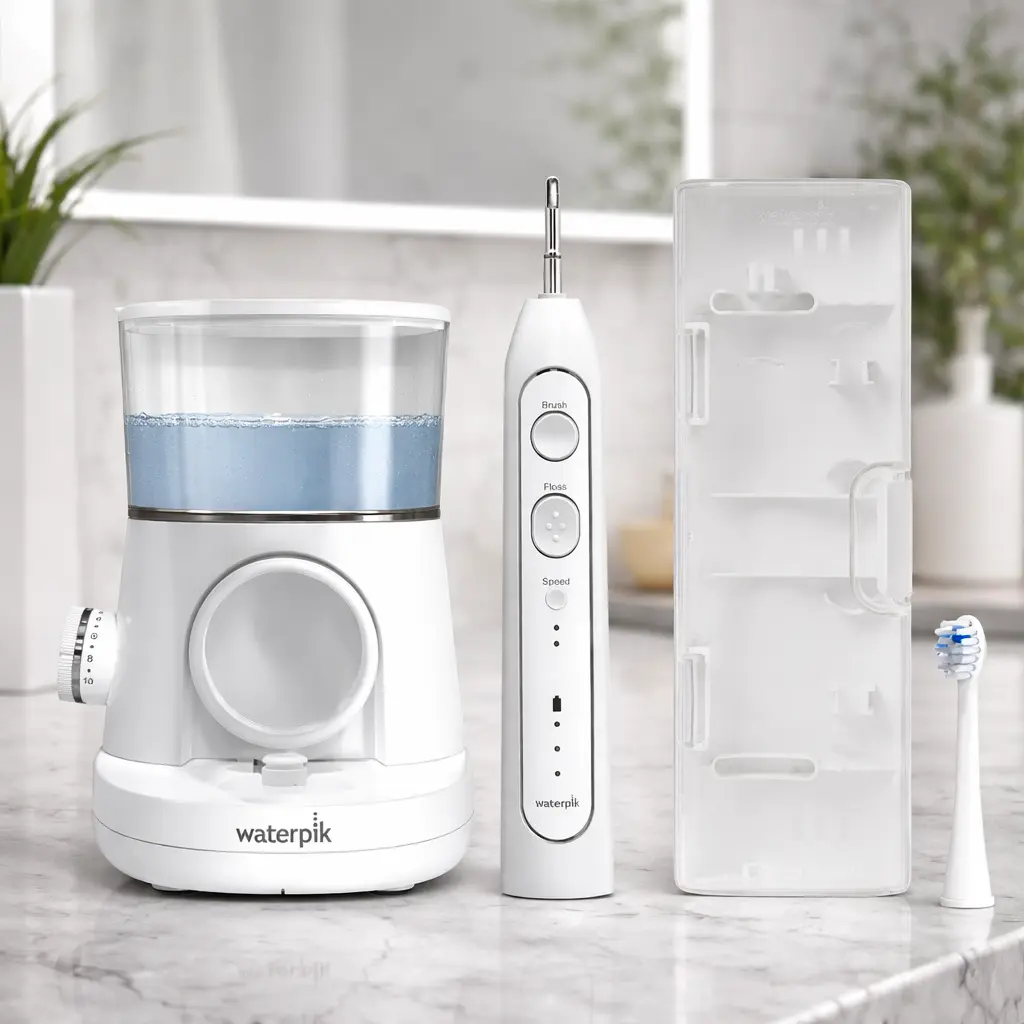 Waterpik Sonic-Fusion 2.0, sistema combinado de cepillo e irrigador