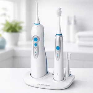 ProfiCare DC3031: irrigador dental + cepillo eléctrico 2 en 1