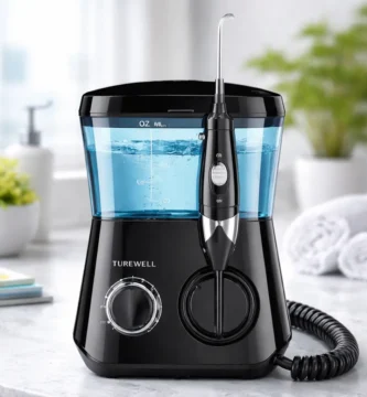 Irrigador dental TUREWELL FC165 de sobremesa con depósito de agua