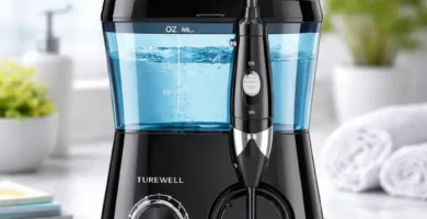 Irrigador dental TUREWELL FC165 de sobremesa con depósito de agua