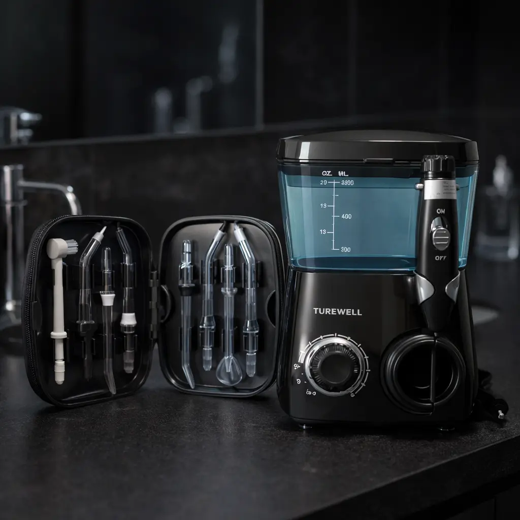 Irrigador dental TUREWELL FC165 (sobremesa) en vista frontal